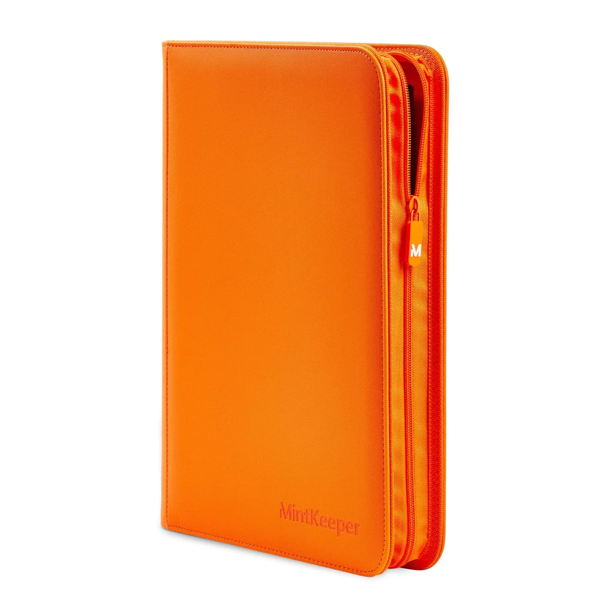 4 pocket - trading card binder - mint keeper - ORANGE