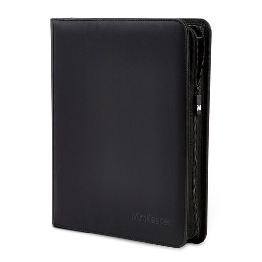 12 pocket - trading card binder - mint keeper - BLACK