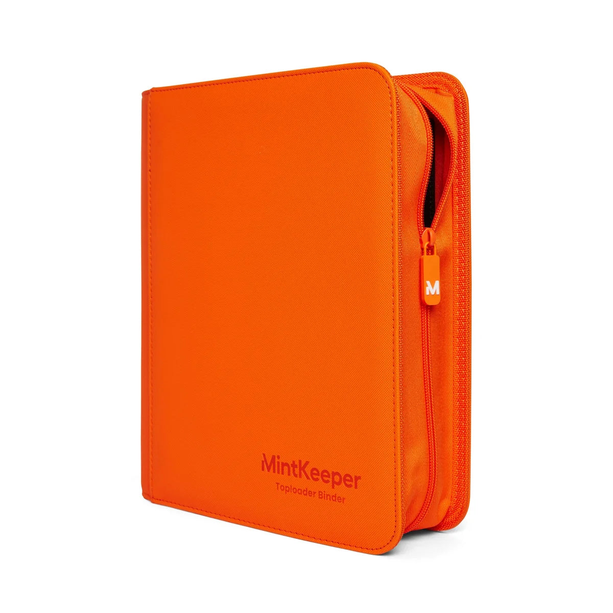 4 pocket - TOP LOADER binder - mint keeper - ORANGE