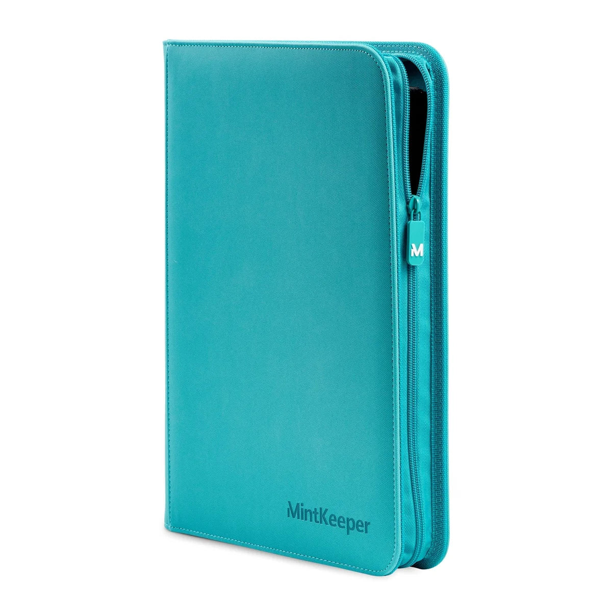 4 pocket - trading card binder - mint keeper - AQUA