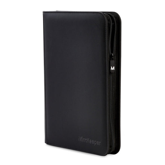 4 pocket - trading card binder - mint keeper - BLACK