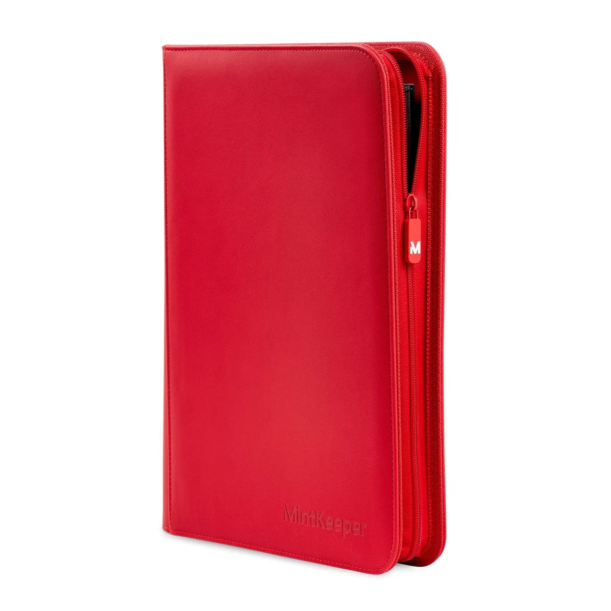 9 pocket trading card binder - mint keeper - RED