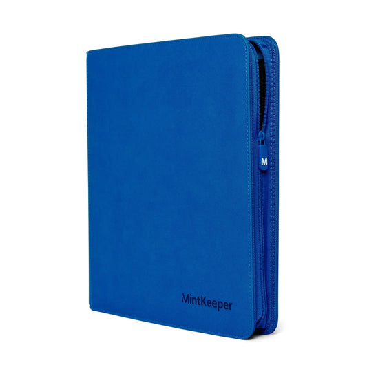 12 pocket - trading card binder - mint keeper - BLUE