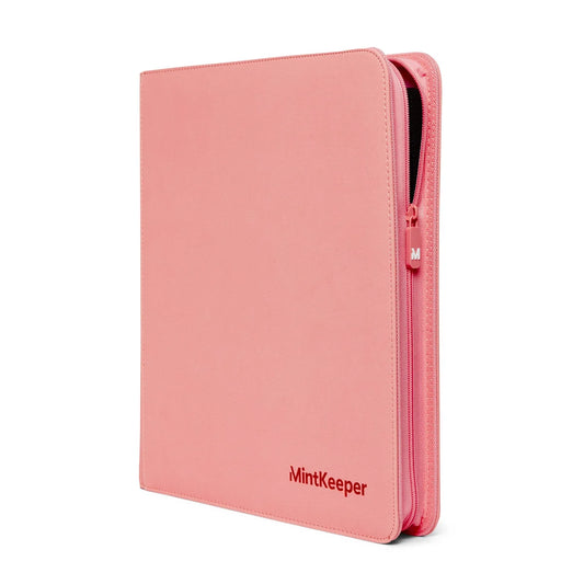 12 pocket - trading card binder - mint keeper - PINK