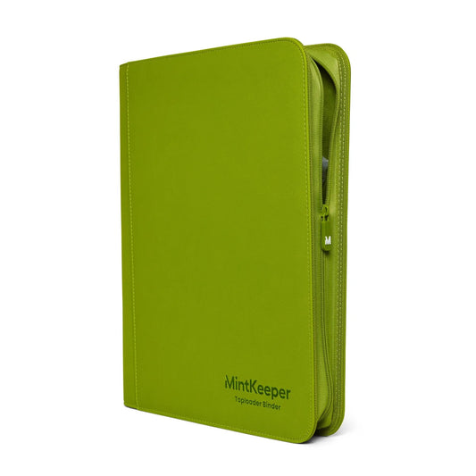 9 pocket - TOP LOADER binder - mint keeper - GREEN
