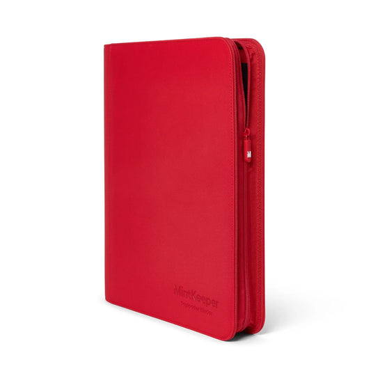 4 pocket - trading card binder - mint keeper - RED