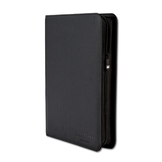9 pocket - TOP LOADER binder - mint keeper - BLACK