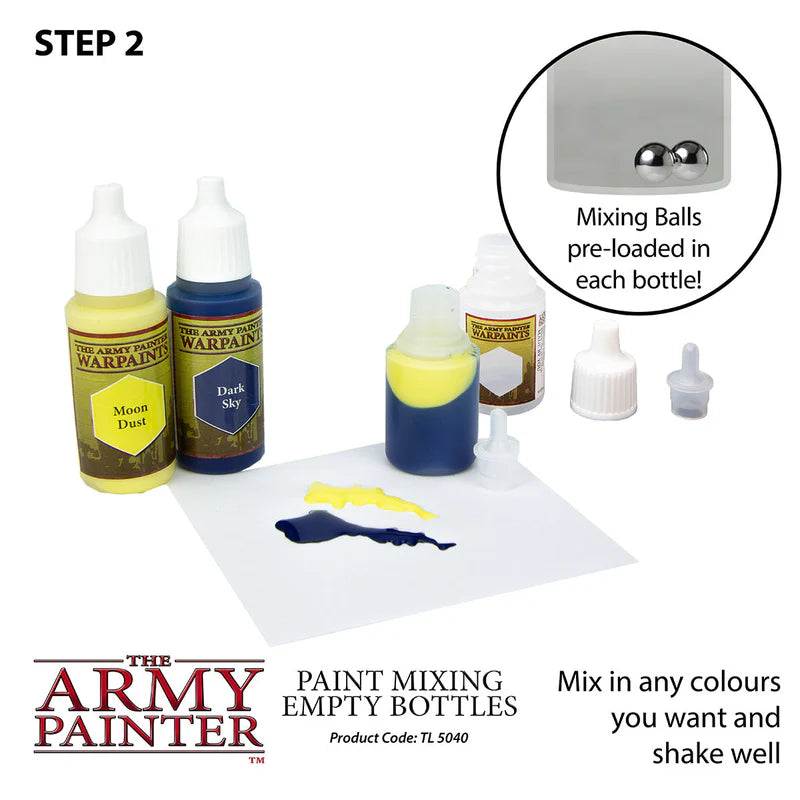 Army Painter - Paint Mixing Empty Bottles