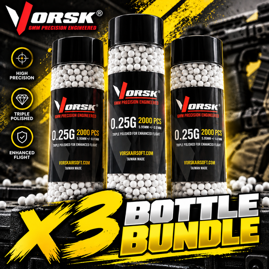 Airsoft BBs Vorsk 0.25g 6000 Round Bundle