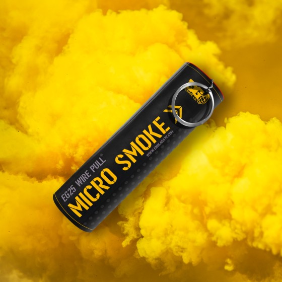 EG25 Micro Smoke Grenade (Yellow) (Single Vent) (~30s; 0.5g/s) IN STORE ONLY