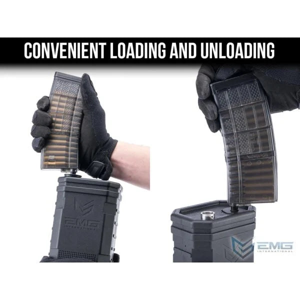 EMG "Autobot" 1400rd LiPo-Powered Automatic Electric BB Loader - Black