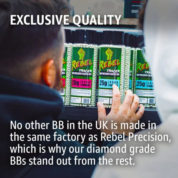 Rebel Precision 6mm BIO 3300 bottle - 0.32g