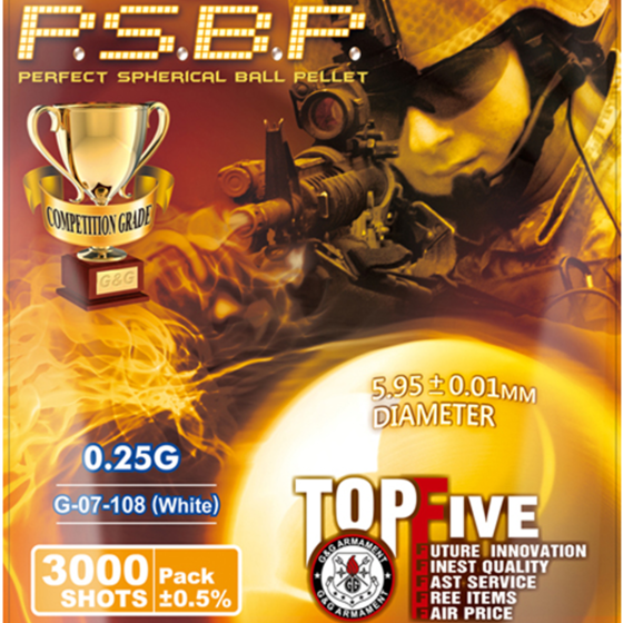 P.S.B.R. - 3000 Rounds 0.25g