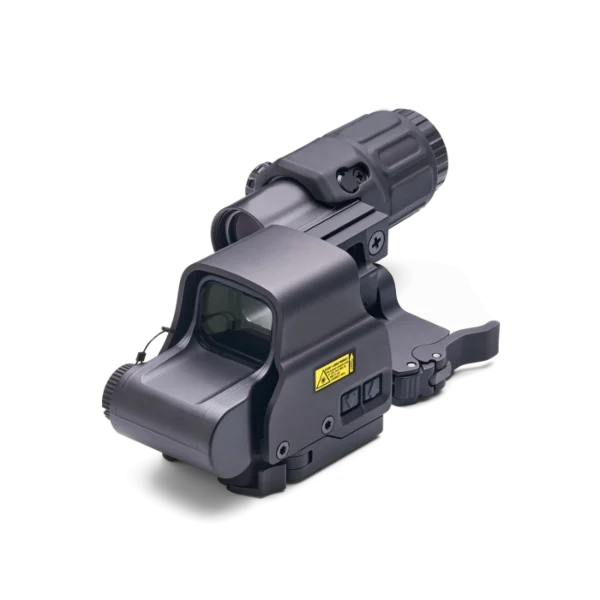 Rebel HHS Red/Green Airsoft Holographic Hybrid Sight EXPS with G33 Magnifier - Black