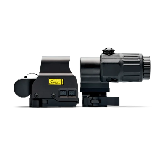 Rebel HHS Red/Green Airsoft Holographic Hybrid Sight EXPS with G33 Magnifier - Black