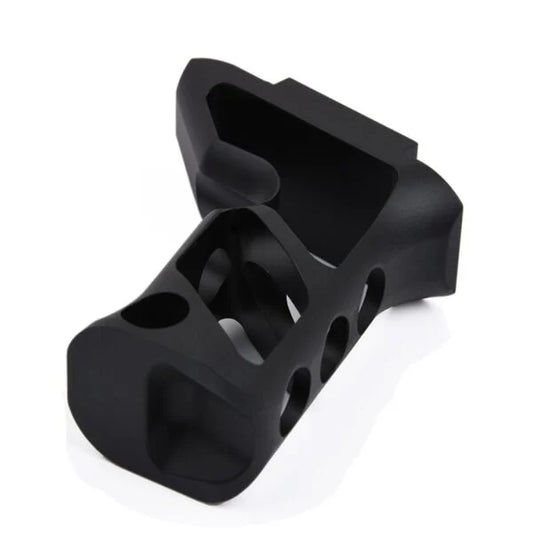 Rebel Picatinny CNC Skeleton Long Angled Foregrip - Black