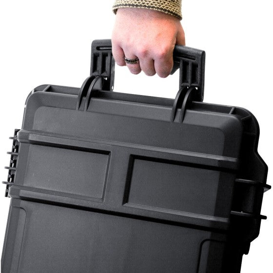 Premium Rifle Case Velcro Patch (Large) Wave Foam - Black