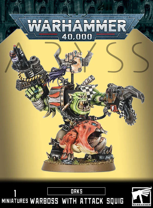 Orks - Warboss with Attack Squig
