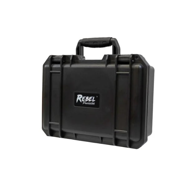 Rebel Small+ Dual Pistol Polymer Hard Case (Wave/PnP Foam) - IP67 Waterproof, Flight-Ready