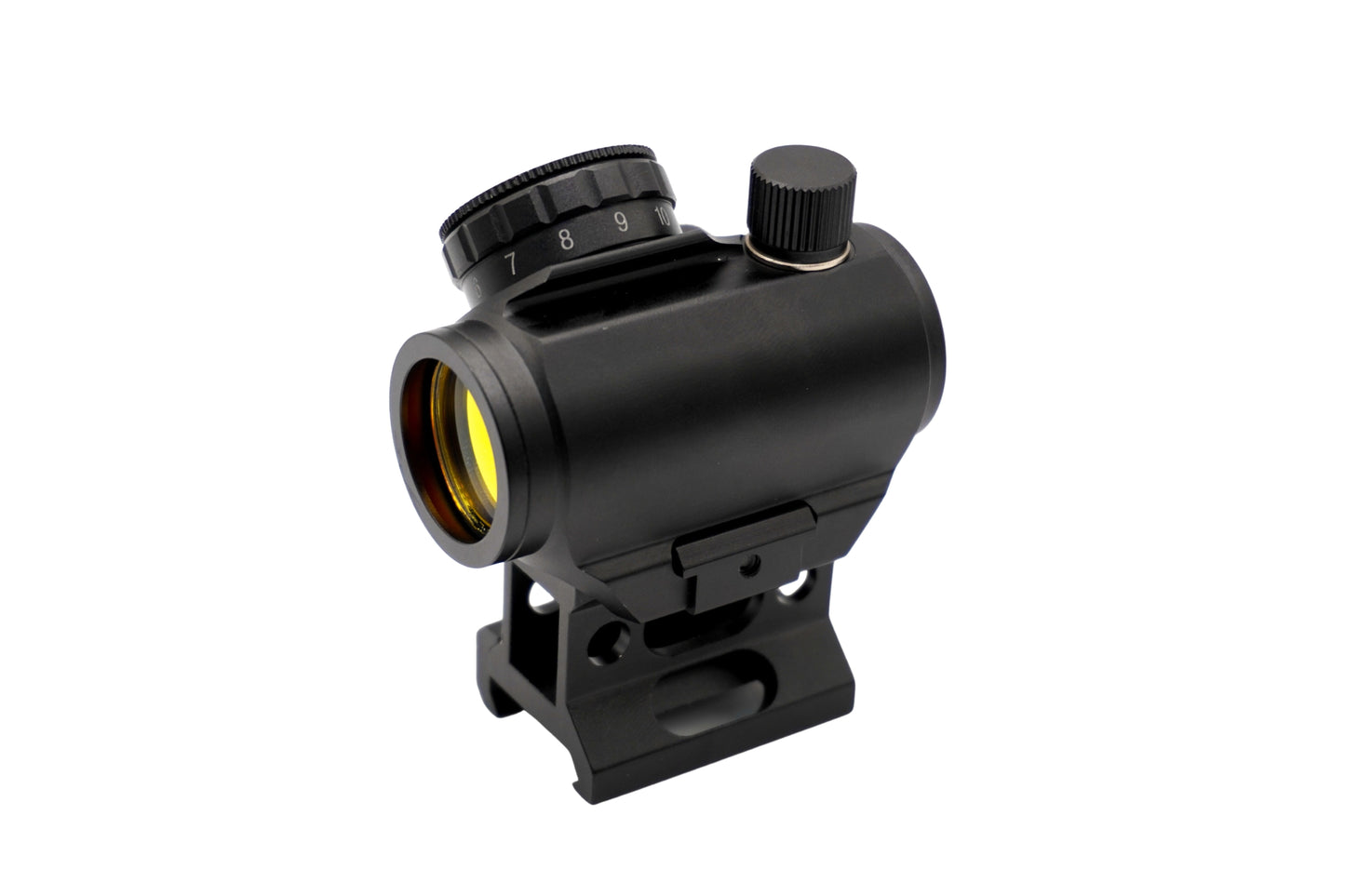 Rebel Precision Red Dot Sight with 1-Inch Riser Mount – Black (Battery Included)
