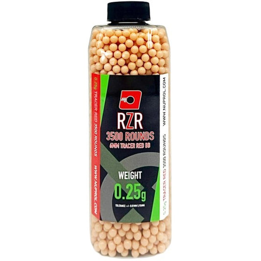 RZR Airsoft BBs 3500R (TCR-RED - 0.25g)