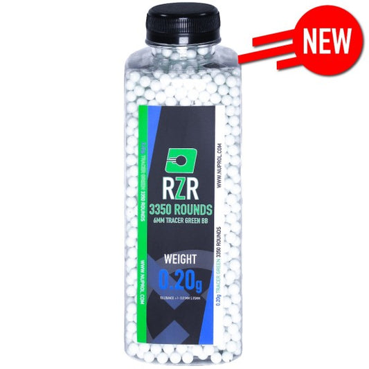 RZR Tracer Airsoft BBs (3350R) 0.20g - Green