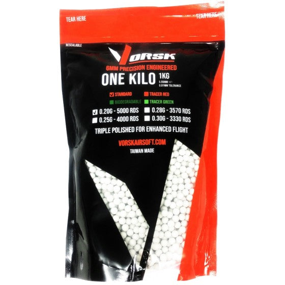 6mm Precision Airsoft BBs 1KG (STD - 0.20g)