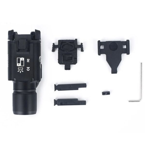 Rebel X300 Tactical 600 Lumen Pistol Flashlight - Black