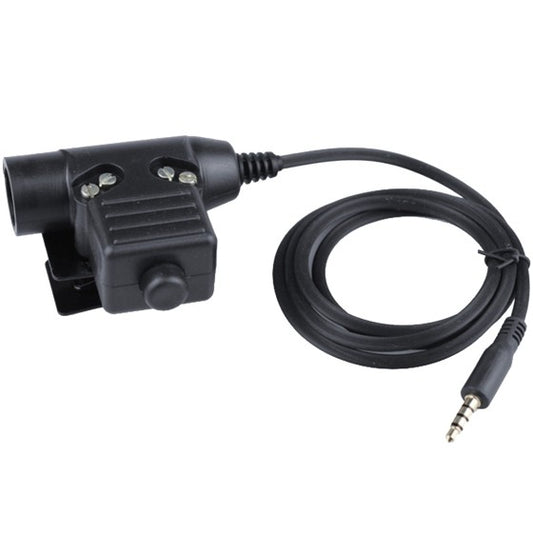 Push To Talk (PTT) Adapter for Communication Headsets (Single AUX)